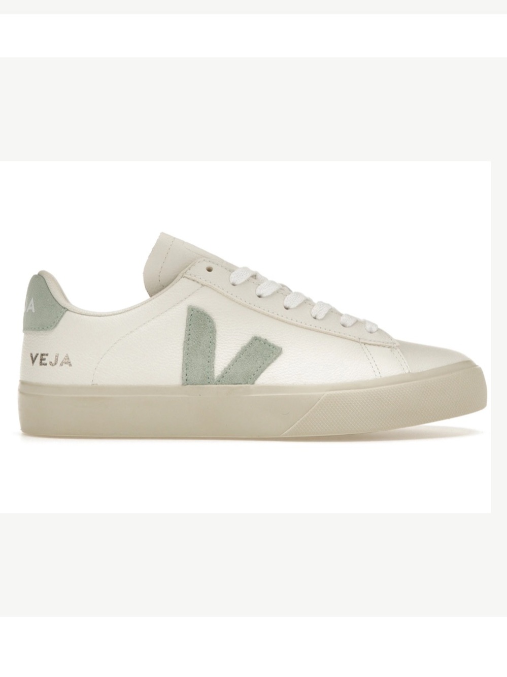 Veja Campo Low Chromefree Leather White Matcha